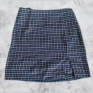 Plaid Wild Fable blue mini skirt